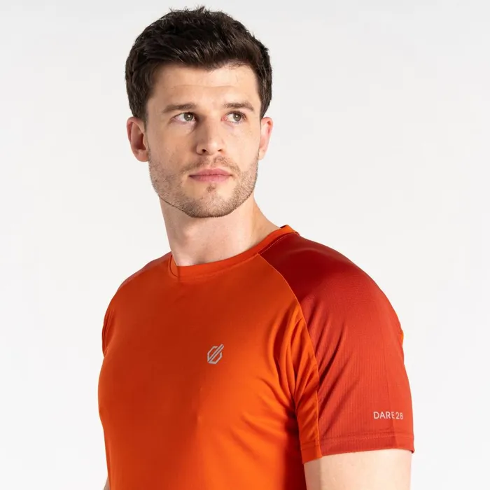 Dare 2b Gym Tops Discernible III Tshirt Cinnamon Tuscan Red 8211 Men