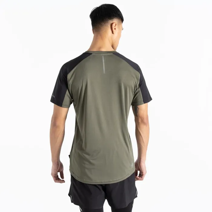 Dare 2b Gym Tops Discernible III Tshirt Lichen Green Black 8211 Men