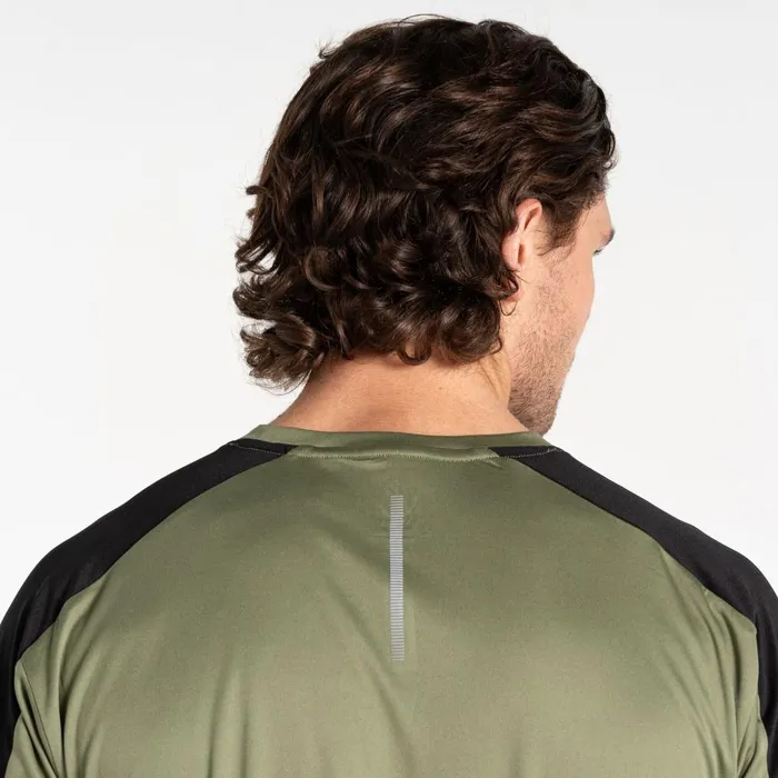 Dare 2b Gym Tops Discernible III Tshirt Olivine Green Black 8211 Men