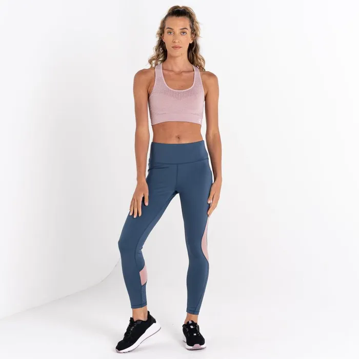 Dare 2b Gym Tops Don039t Sweat It II Sports Bra Dusky Rose Marl 8211 Women