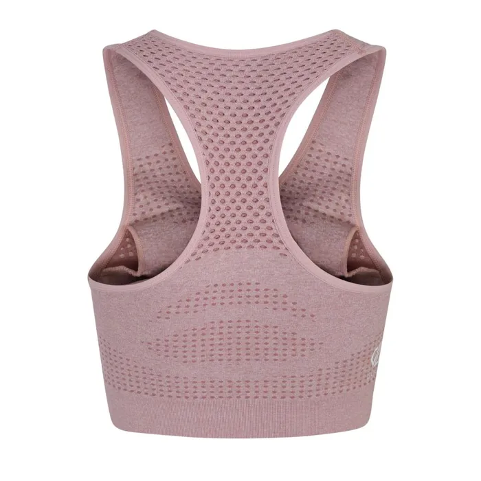 Dare 2b Gym Tops Don039t Sweat It II Sports Bra Dusky Rose Marl 8211 Women
