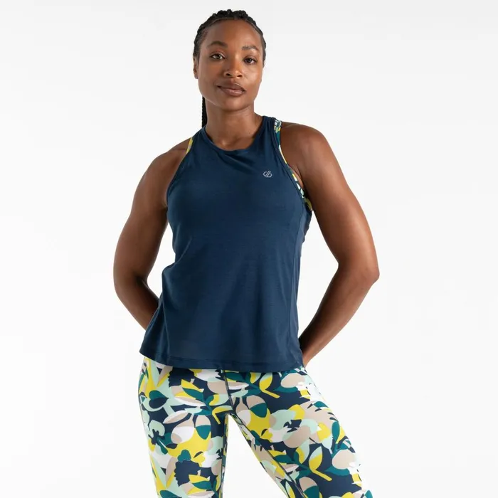 Dare 2b Gym Tops Gravitate Vest Moonlight Denim 8211 Women