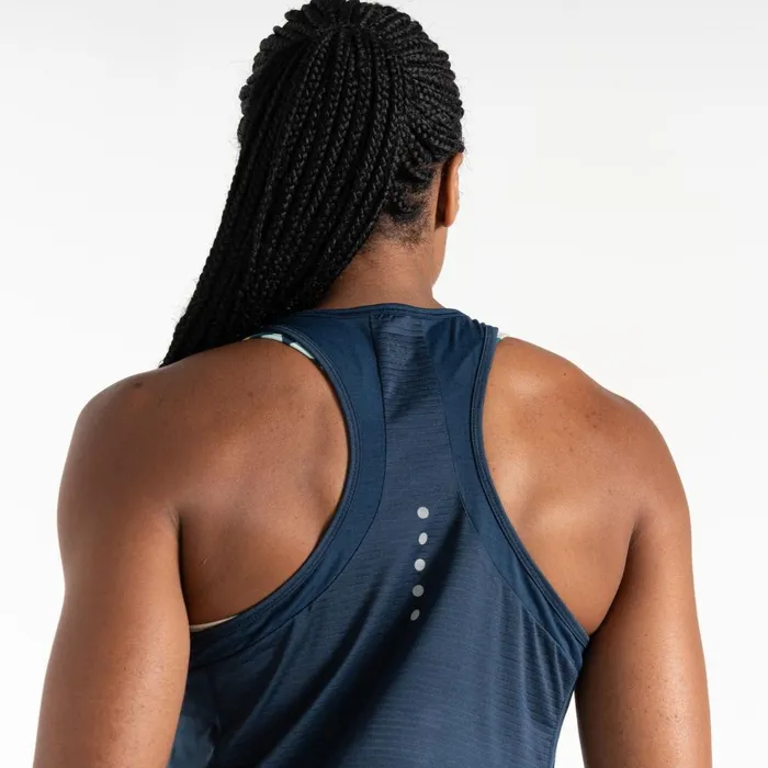 Dare 2b Gym Tops Gravitate Vest Moonlight Denim 8211 Women
