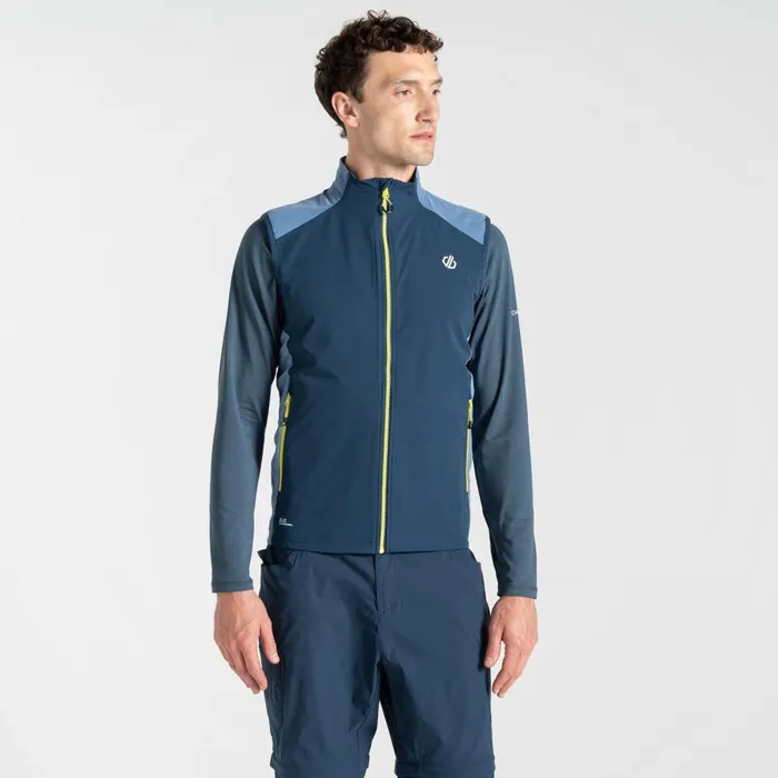 Dare 2b Gym Tops Lattitudinal II Vest Moonlight Denim Blue 8211 Men
