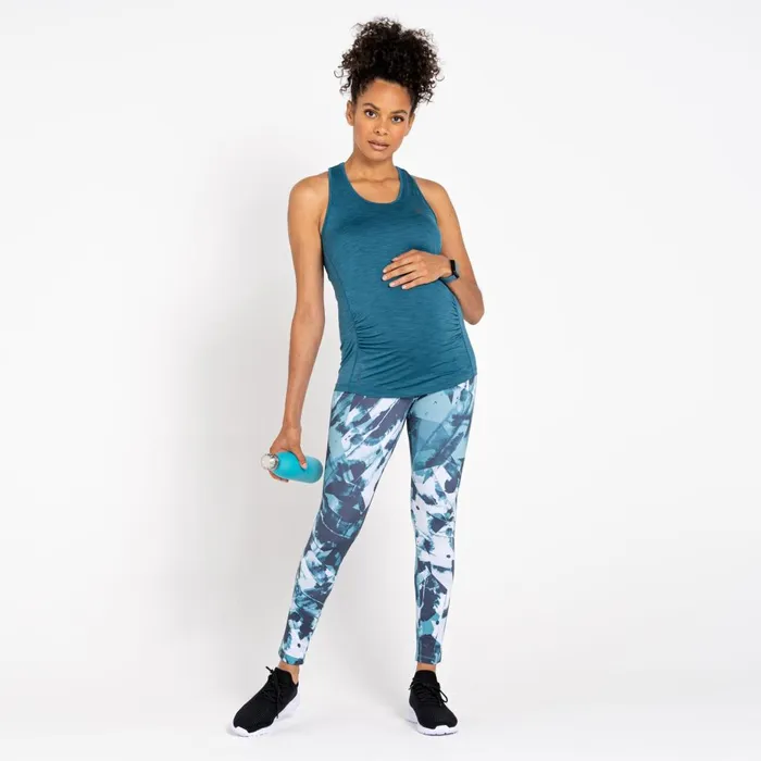 Dare 2b Gym Tops Maternity Modernize Vest Dragonfly Green 8211 Women