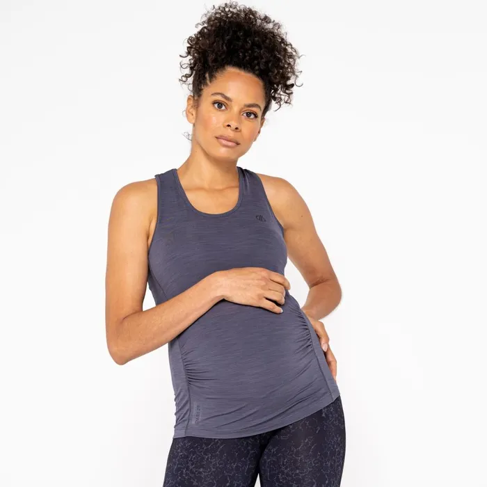 Dare 2b Gym Tops Maternity Modernize Vest Ebony Grey 8211 Women