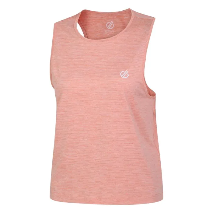 Dare 2b Gym Tops Meditate Cropped Top Apricot Blush Marl 8211 Women