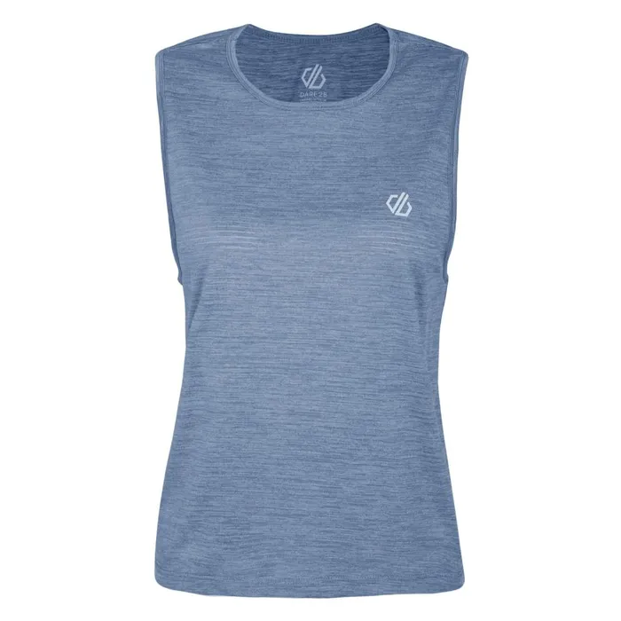 Dare 2b Gym Tops Meditate Cropped Top Orion Grey 8211 Women