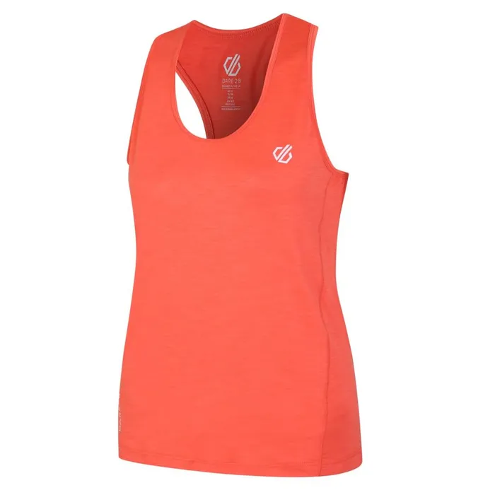 Dare 2b Gym Tops Modernize II Lightweight Vest Neon Peach 8211 Women