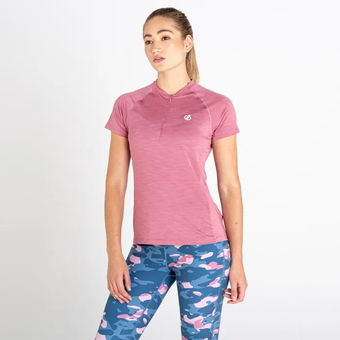 Dare 2b Gym Tops Outdare III Lightweight Jersey Mesa Rose 8211 Women