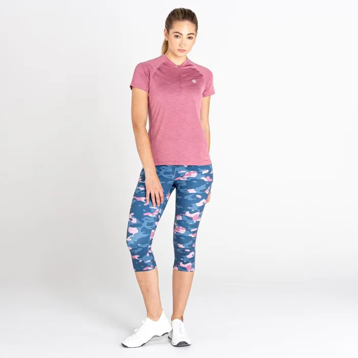 Dare 2b Gym Tops Outdare III Lightweight Jersey Mesa Rose 8211 Women
