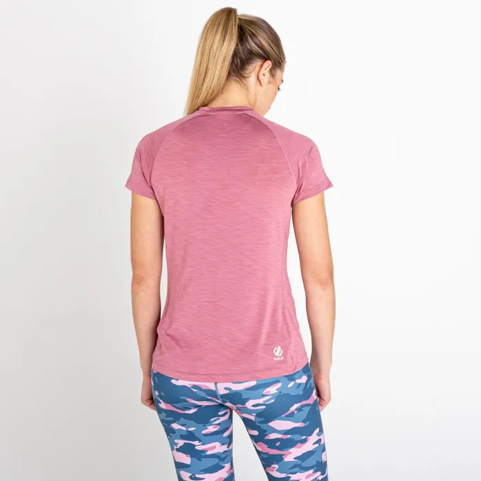 Dare 2b Gym Tops Outdare III Lightweight Jersey Mesa Rose 8211 Women