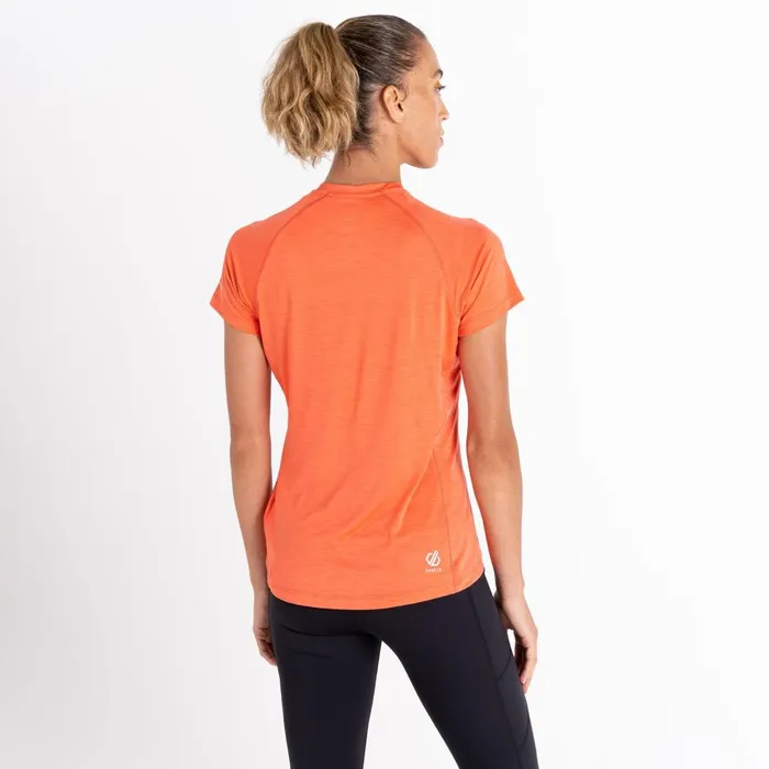 Dare 2b Gym Tops Outdare III Lightweight Jersey Neon Peach 8211 Women