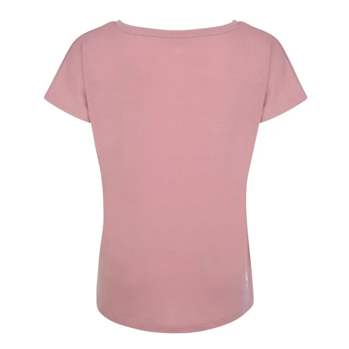 Dare 2b Gym Tops Persisting Lightweight Gym TShirt Dusky Rose Marl 8211 Women