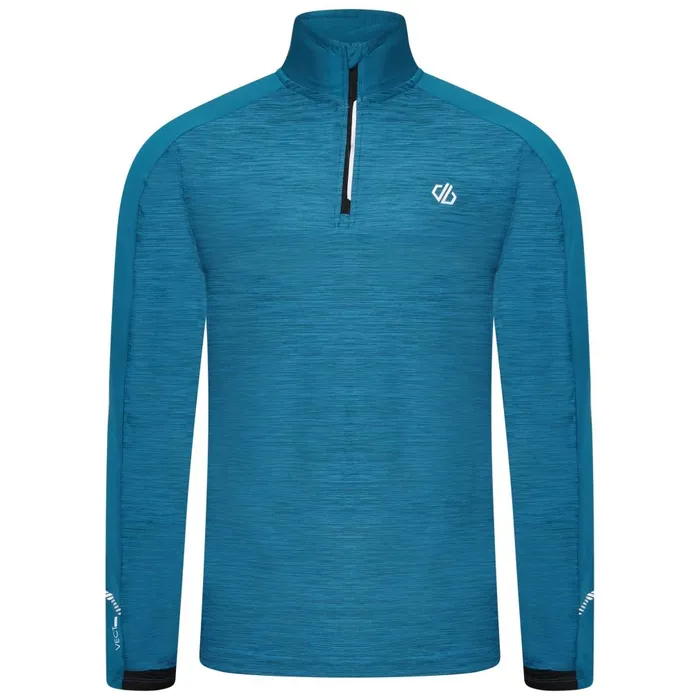 Dare 2b Gym Tops Power Up II Lightweight Jersey Fjord Blue 8211 Men