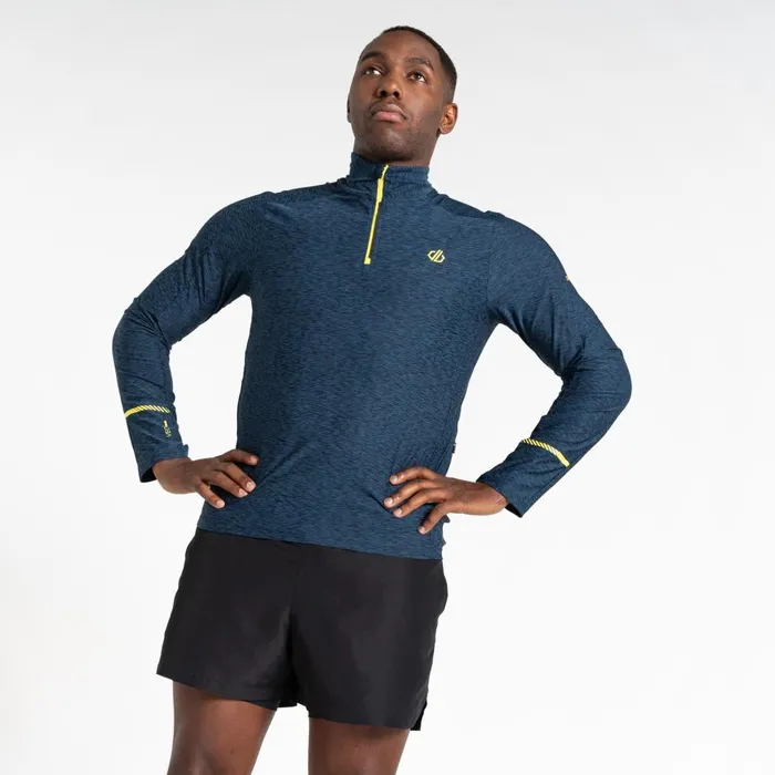 Dare 2b Gym Tops Power Up II Lightweight Jersey Moonlight Denim Marl 8211 Men