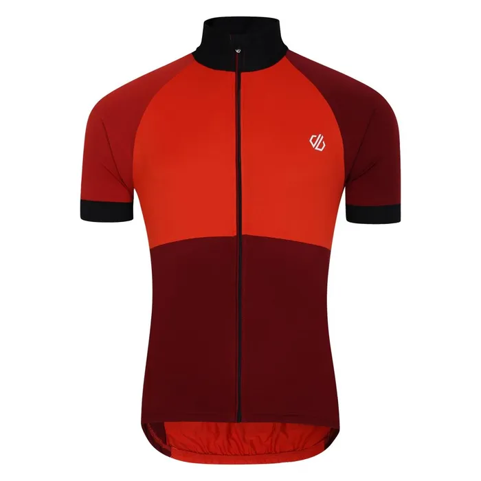 Dare 2b Gym Tops Protraction III Jersey Cinnamon Syrah Red 8211 Men