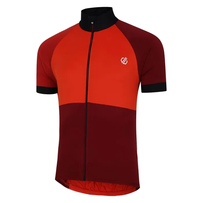 Dare 2b Gym Tops Protraction III Jersey Cinnamon Syrah Red 8211 Men