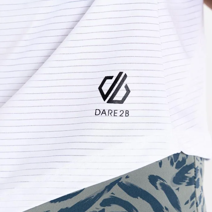 Dare 2b Gym Tops Refining Short Sleeved TShirt White 8211 Women
