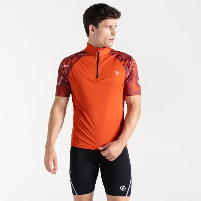 Dare 2b Gym Tops Riding Jersey Cinnamon Shift Print 8211 Men