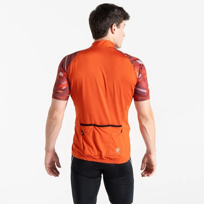 Dare 2b Gym Tops Riding Jersey Cinnamon Shift Print 8211 Men