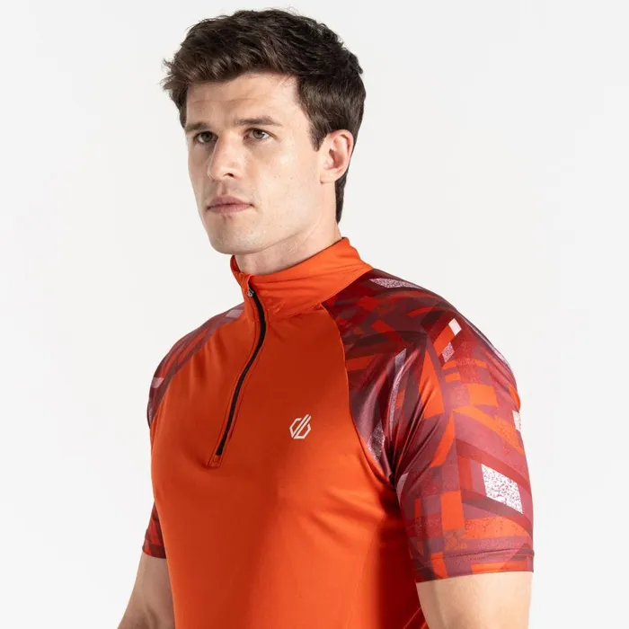 Dare 2b Gym Tops Riding Jersey Cinnamon Shift Print 8211 Men
