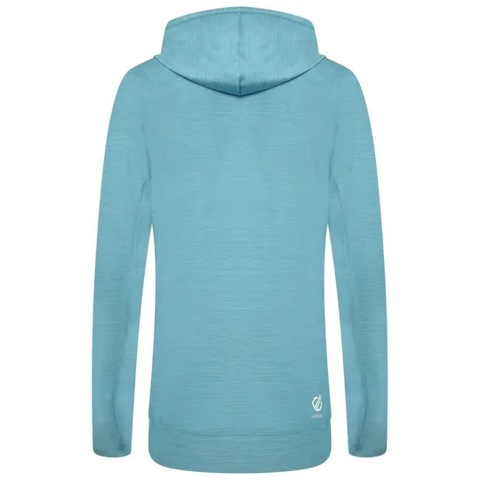 Dare 2b Gym Tops Sprint City Lightweight Hoodie Capri Blue Marl 8211 Women