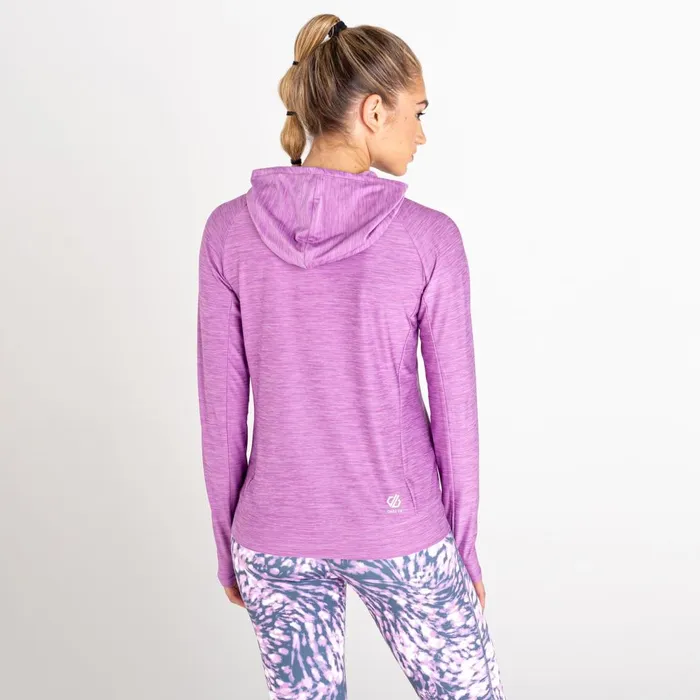 Dare 2b Gym Tops Sprint City Lightweight Hoodie Dusty Lavender Marl 8211 Women