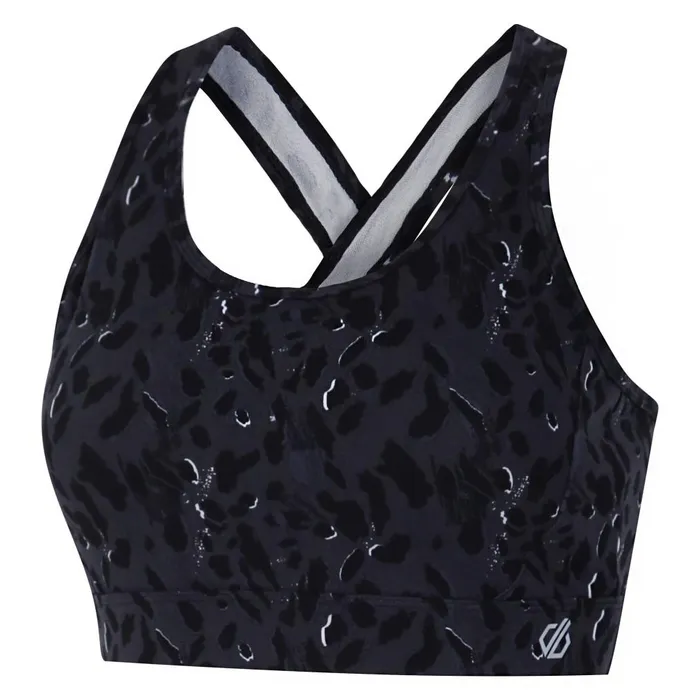 Dare 2b Gym Tops Swift II Sports Bra Black Dash Animal Print 8211 Women