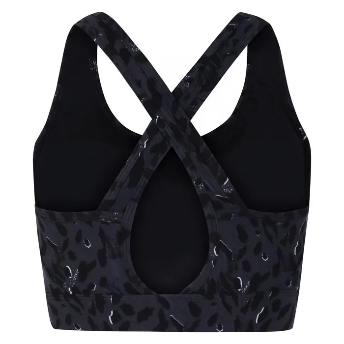 Dare 2b Gym Tops Swift II Sports Bra Black Dash Animal Print 8211 Women