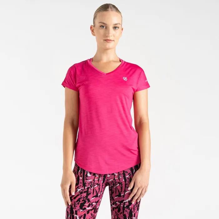 Dare 2b Gym Tops Vigilant Lightweight TShirt Pure Pink 8211 Women