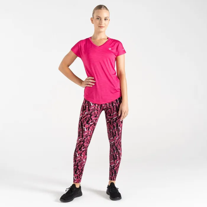 Dare 2b Gym Tops Vigilant Lightweight TShirt Pure Pink 8211 Women