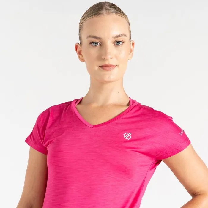 Dare 2b Gym Tops Vigilant Lightweight TShirt Pure Pink 8211 Women