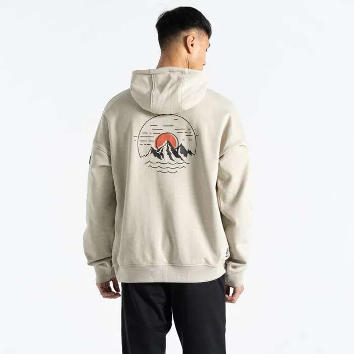 Dare 2b Hoodies and Sweatshirts Distinctly Graphic Hoodie Willow Grey 8211 Men