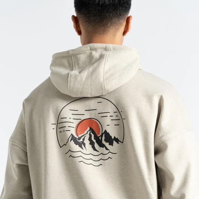 Dare 2b Hoodies and Sweatshirts Distinctly Graphic Hoodie Willow Grey 8211 Men