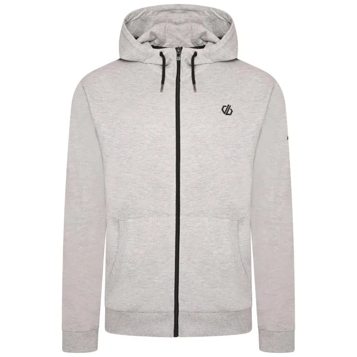 Dare 2b Hoodies and Sweatshirts Lounge Out Full Zip Hoodie Ash Grey Marl 8211 Men
