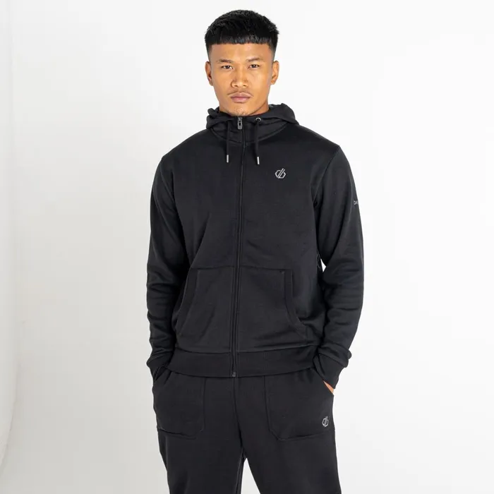 Dare 2b Hoodies and Sweatshirts Lounge Out Full Zip Hoodie Black 8211 Men