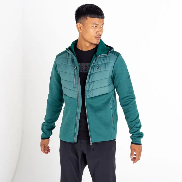 Dare 2b Hoodies and Sweatshirts Narrative II Full Zip Sweater Fern Green Marl 8211 Men