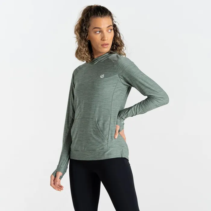 Dare 2b Hoodies and Sweatshirts Sprint City Lightweight Hoodie Lilypad Green Marl 8211 Women Dare 2b Hoodies and Sweatshirts Sprint City Lightweight Hoodie Lilypad Green Marl 8211 Women