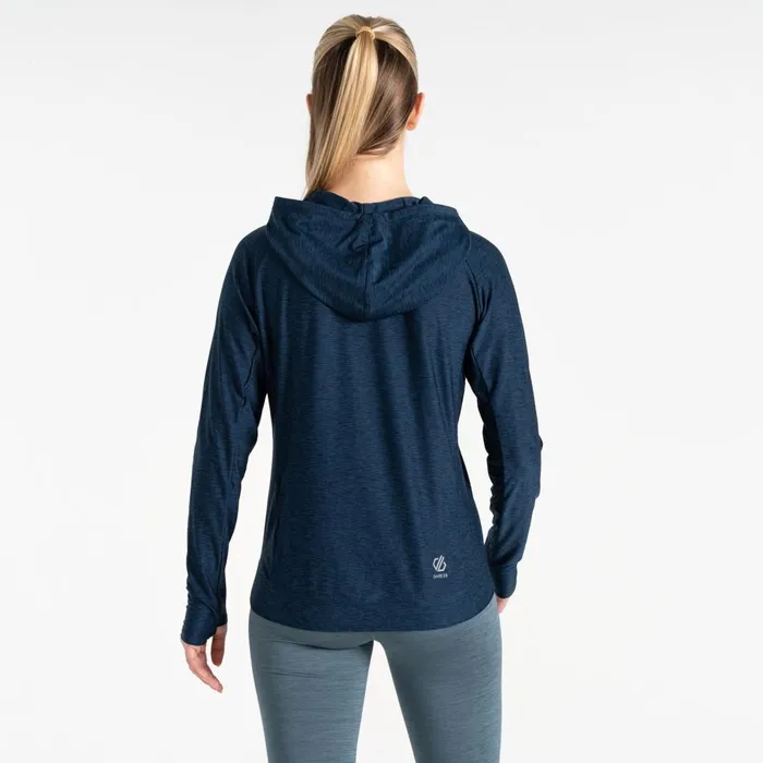 Dare 2b Hoodies and Sweatshirts Sprint City Lightweight Hoodie Moonlight Denim Marl 8211 Women