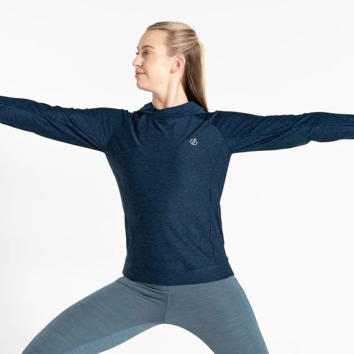 Dare 2b Hoodies and Sweatshirts Sprint City Lightweight Hoodie Moonlight Denim Marl 8211 Women