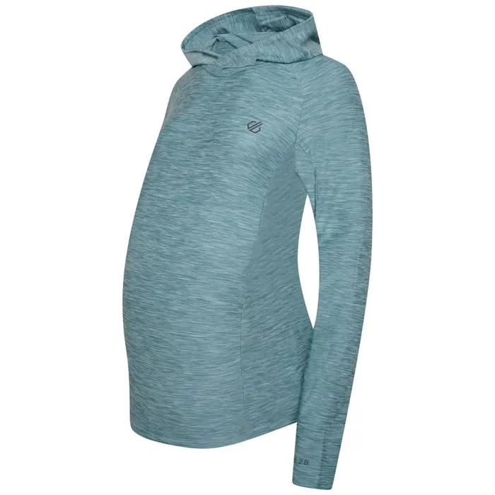 Dare 2b Hoodies and Sweatshirts Sprint City Maternity Hoodie Camo Green 8211 Women
