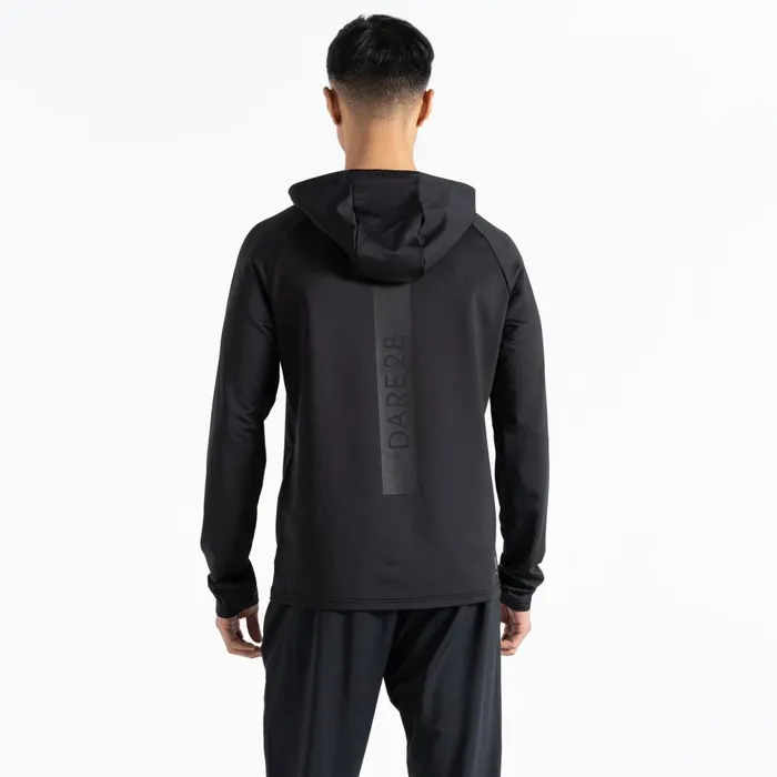 Dare 2b Hoodies and Sweatshirts Sprinted Fitness Hoodie Black 8211 Men