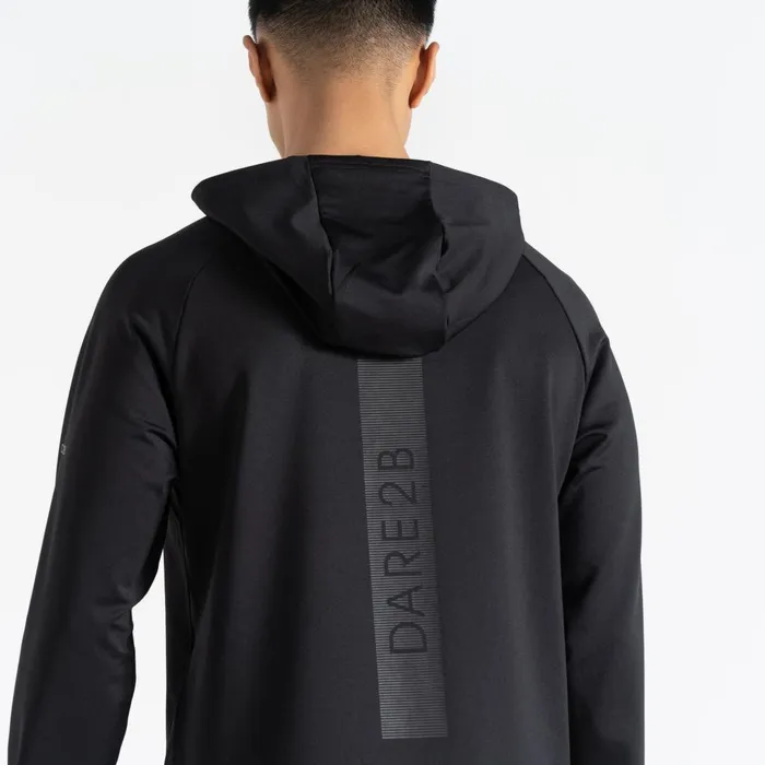 Dare 2b Hoodies and Sweatshirts Sprinted Fitness Hoodie Black 8211 Men