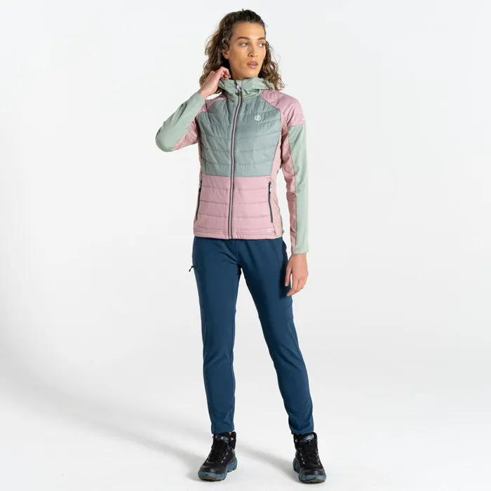 Dare 2b Insulated Jackets Culmination Wool Padded Hybrid Jacket Dusty Rose 8211 Women