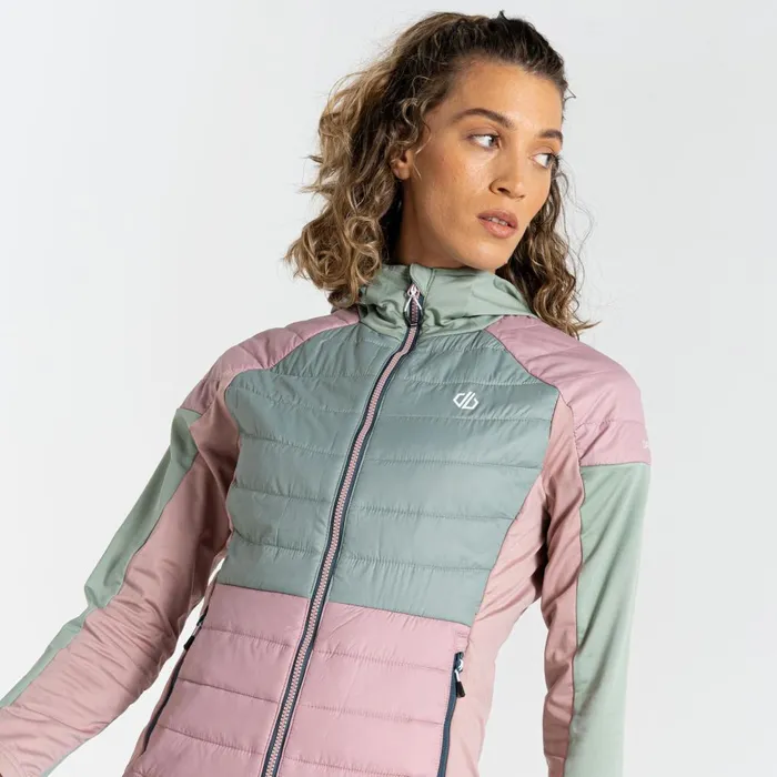 Dare 2b Insulated Jackets Culmination Wool Padded Hybrid Jacket Dusty Rose 8211 Women