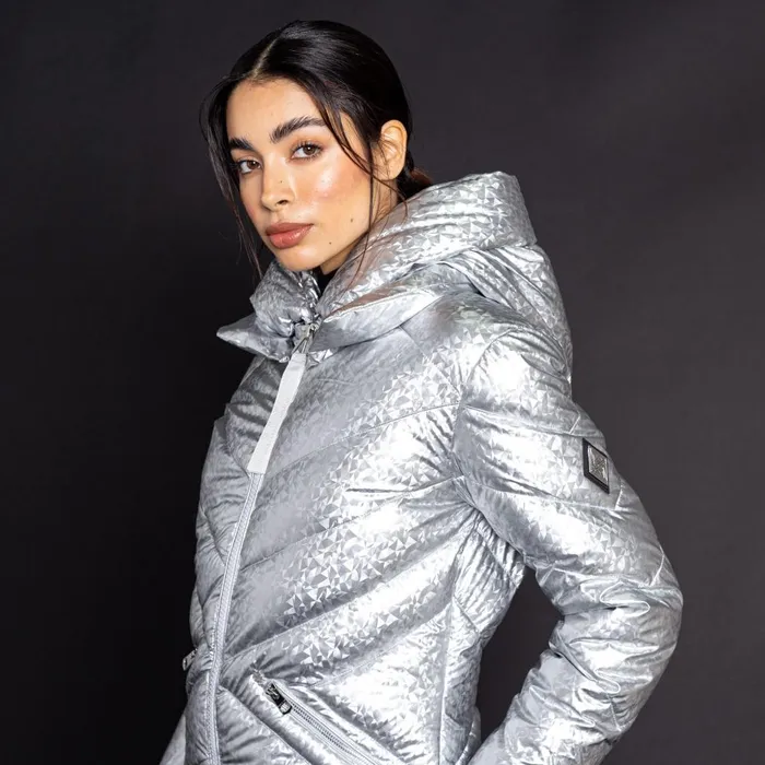 Dare 2b Insulated Jackets Dare 2b X Julien Macdonald 8211 Magisterial Insulated Jacket Platinum 8211 Women