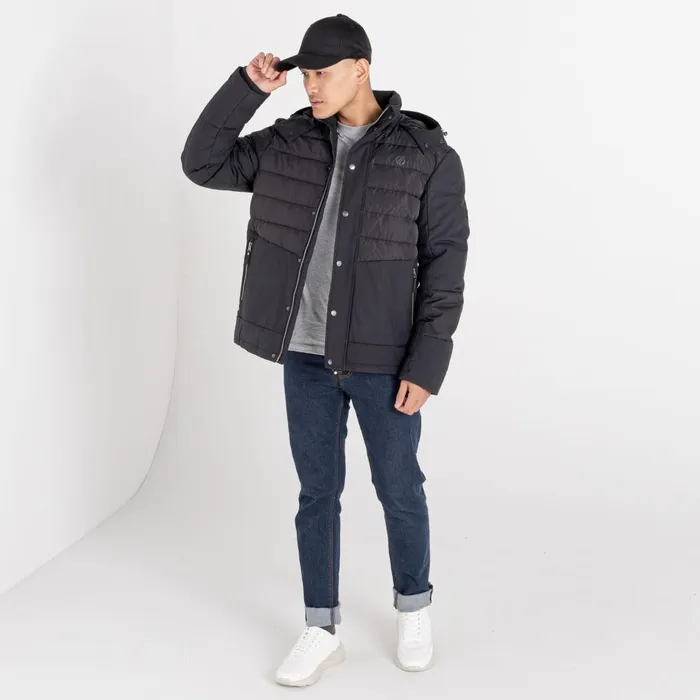 Dare 2b Insulated Jackets Endless II Recycled Waterproof Jacket Black 8211 Men