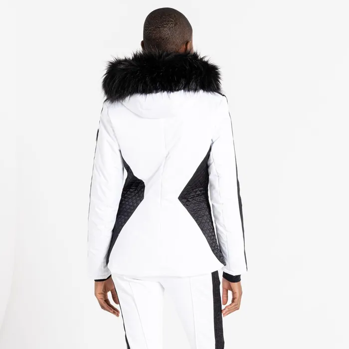 Dare 2b Insulated Jackets Julien Macdonald 8211 Mastery Ski Jacket White Black 8211 Women
