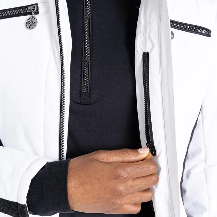 Dare 2b Insulated Jackets Julien Macdonald 8211 Mastery Ski Jacket White Black 8211 Women
